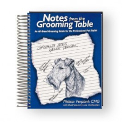 Buch, Notes from the grooming table von Melissa Verplank