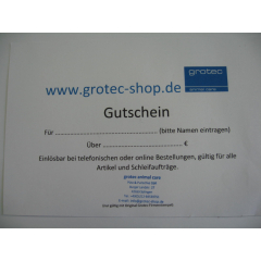 grotec Geschenk - Gutschein, über 50 Euro