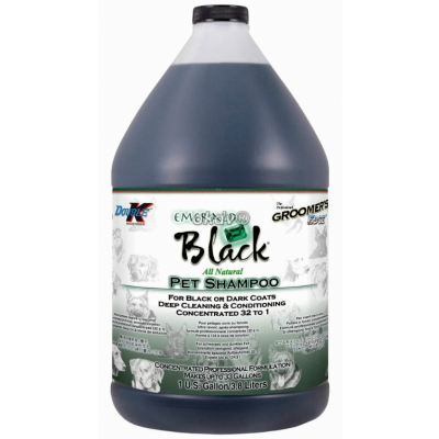 Hundeshampoo Double K Emerald Black, für schwarze und dunkle Hunde, 3,8 L