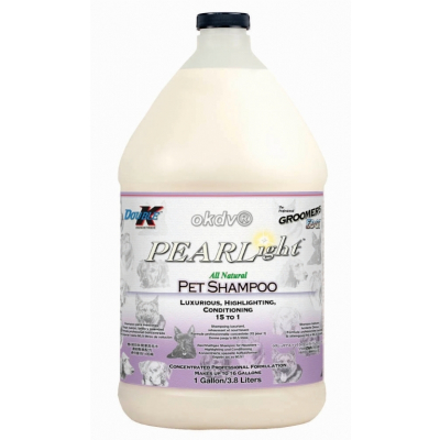 Hundeshampoo Double K Pearlight, glanz, 3,8 L
