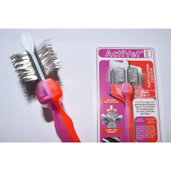 ActiVet, Duo Pro-Bürste, starke Pro-Bürste plus...