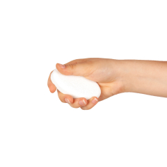 Show Tech Trimmstein, 8,5 x 4,9 x 2 cm, oval, weiss