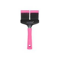 Show Tech flex groom slicker, double soft, pink