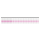 Utsumi U&U Wide Quarter Pink Line Comb 23 cm