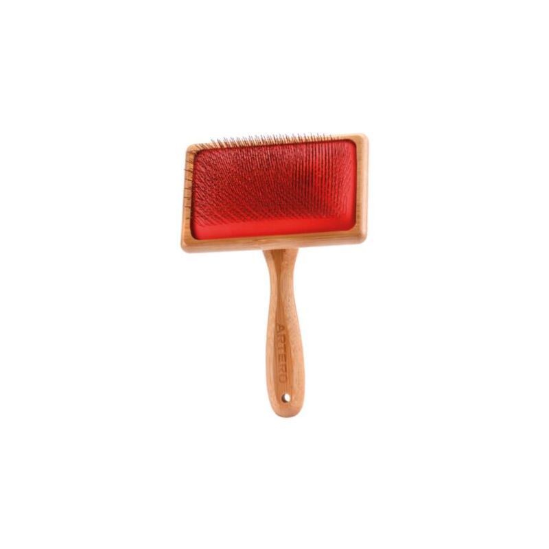 Artero Slicker Bürste long Pins L, rotes Bett - grotec-shop.de, 13,95