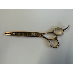 grotec gold line, Modellierschere, ca. 16,5 cm, 6,5", 46 Zähne, gold