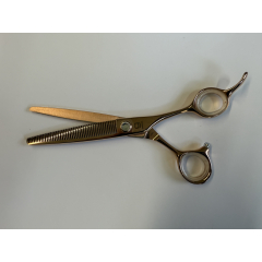 grotec gold line, Modellierschere, ca. 16,5 cm, 6,5", 46 Zähne, gold
