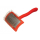 Chris Christensen, Slicker Brush, Big G, medium, coral