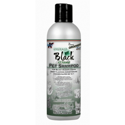 Hundeshampoo Double K Emerald Black, für schwarze und dunkle Hunde, 237 ml
