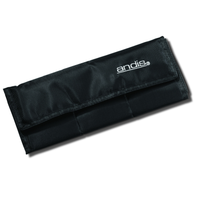 Scherkopfrollmappe für 9 Scherköpfe, schwarz, Kunstleder