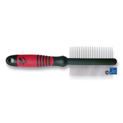 Grotec ideal 37-24, Ergonomic Comb, Doppel-Entwirrungskamm, 24-37 Zähne,