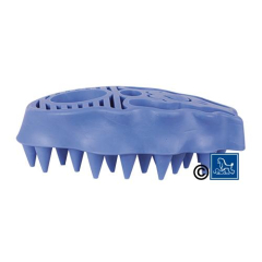 Kong, Zoom Groom, Bürste aus Naturkautschuk, blau